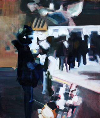 beflügelt, 70 x 60 cm, Öl auf Leinwand, 2011