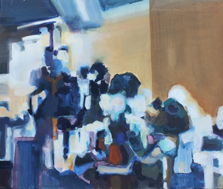 Pause, Öl auf Leinwand, 50 x 60 cm, 2012